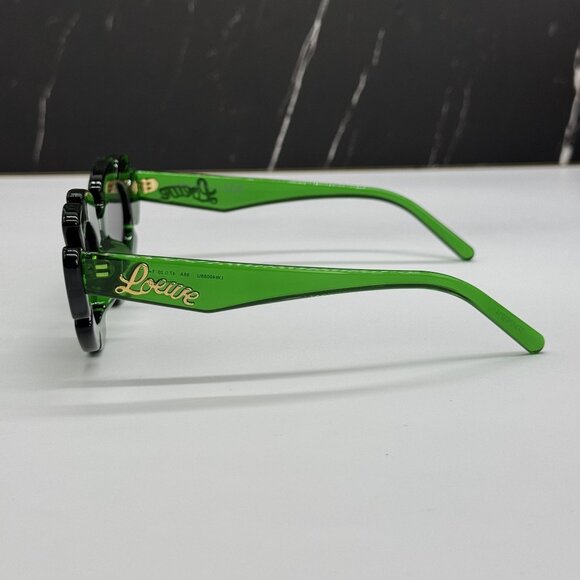 NEW LOEWE LW40088U 98A WOMEN SUNGLASSES GREEN LOEWE EYEWEAR - Picture 7 of 11